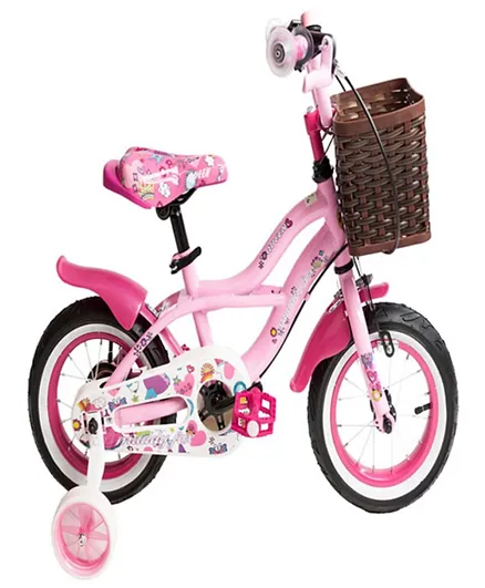 Little Angel Queen Kids Bicycle Pink - 12 Inches