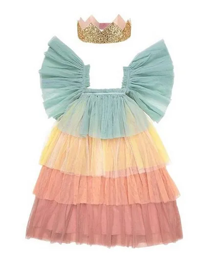 Meri Meri Rainbow Ruffle Princess Dress Up