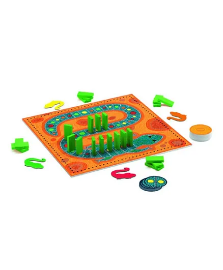 لعبة ليزر دومينو من دي جيكو - متعددة الألوان