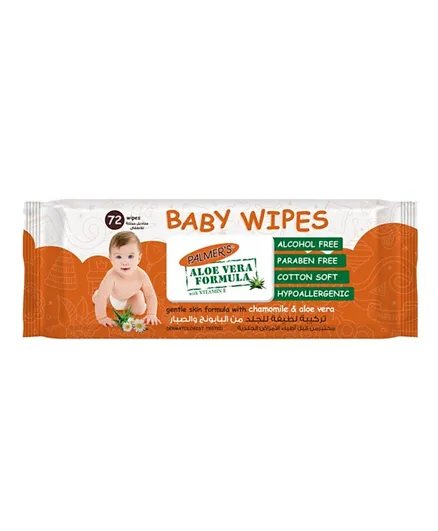 Palmer's Baby Wipes Flow Pack - 72 Pieces