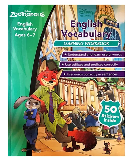 Disney Learning  Zootropolis  English Vocabulary - 48 Pages