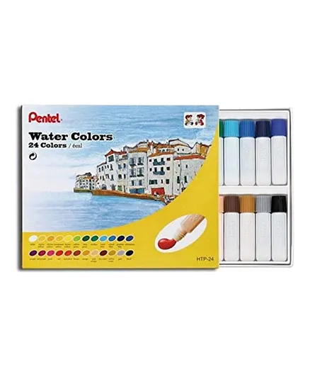 Pentel Water Color Pack Of 24 Color - Assorted