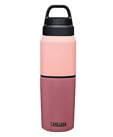 CamelBak Terracotta Rose Camellia Pink Insulated Stainless Steel MultiBev 2 in 1 Bottle and Cup - 500ml