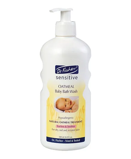 Dr. Fischer Sensitive Oatmeal Baby Bath Wash - 500mL