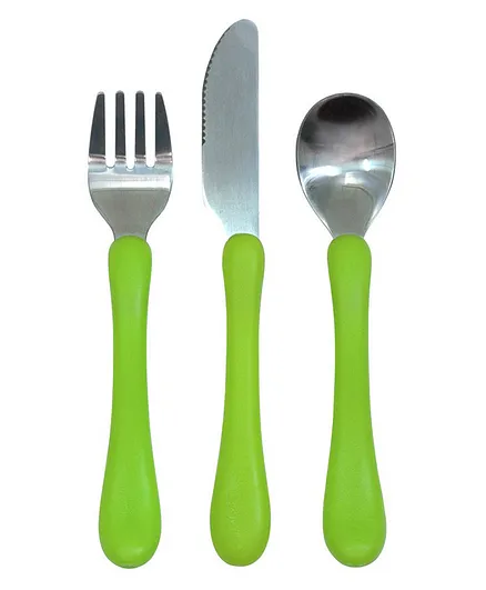 Green Sprouts Learning Cutlery Set 3 Pieces - Green