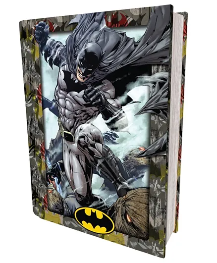 أحجية تركيب القطع باتمان ثلاثية الأبعاد من دي سي كوميكس في كتاب قصدير قابل للتجميع - 300 قطعة