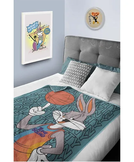 Warner Bros Bugs Bunny Flannel Blanket for Kids