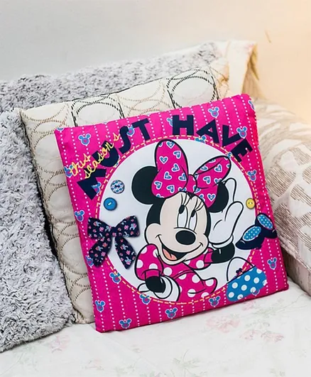 Disney Minnie Digitally Printed  Cushions Kids - Pink