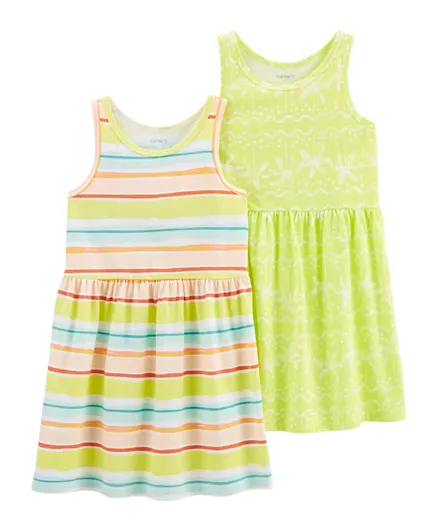Carter's 2 Pack Jersey Dresses - Multicolor