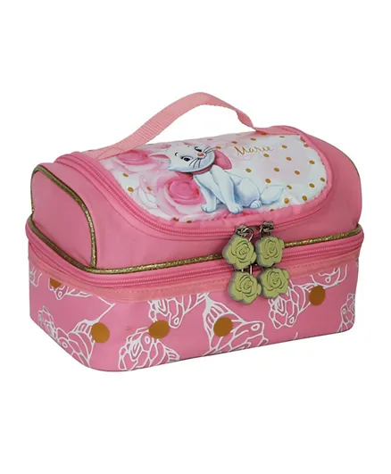 Marie Pretty Kitty Double Layer Lunch Bag - Pink