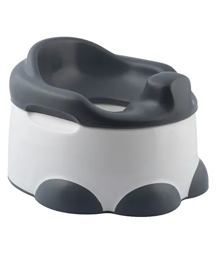 Bumbo Baby Potty Trainer With Detachable Toilet Seat & Step Stool - Slate Grey