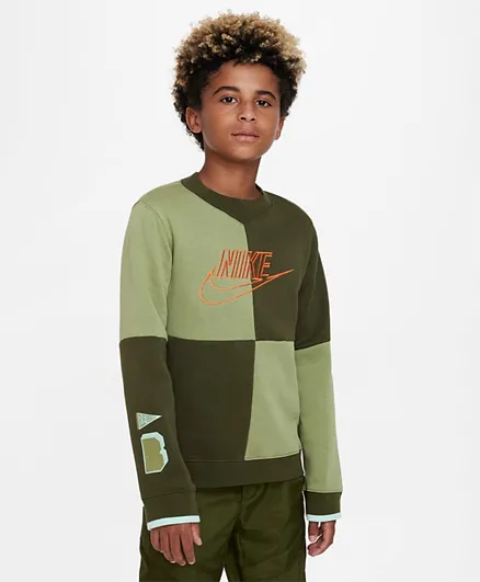 Nike Amplify Crew Neck Sweatshirt - Green