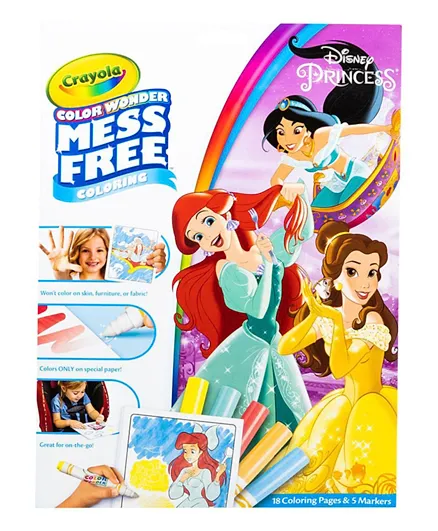 Crayola Color Wonder Coloring Pad & Markers Disney Princess