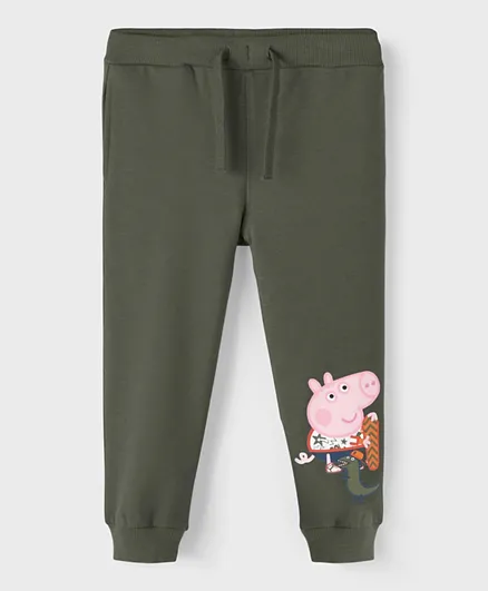 Name It Peppa Pig Graphic Joggers - Beetle