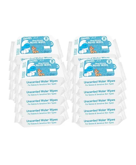 Smurfs Water Wipes - Pack of 720 Wipes