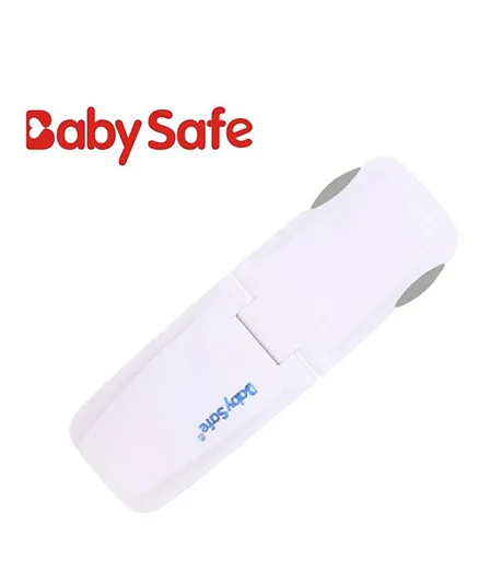 Babysafe Multipurpose 90 Degree Cabinet Lock Grey - 4 Pieces
