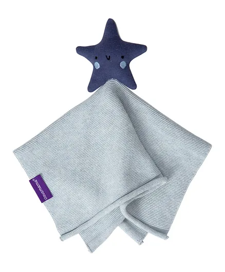 Clevamama Organic Cotton Knit Shooting Star Comforter - Blue
