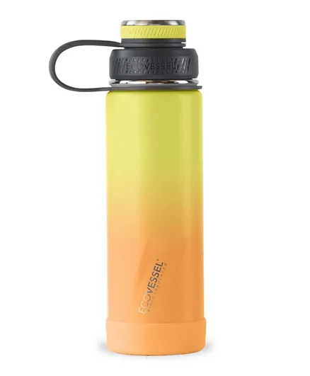 ECOVESSEL THE BOULDER Insulated Water Bottle w/ Strainer - 591mL