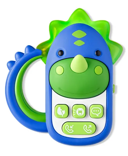 سكيب هوب - هاتف حديقة الحيوان دينو  - أزرق وأخضر