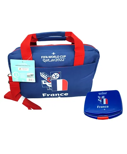FIFA 2022 Country France Laptop Bag Blue - 14 Inches and FIFA Lunch Boxes & Bags