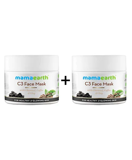 Mamaearth C3 Face Mask for glowing skin, 100ml 1+1