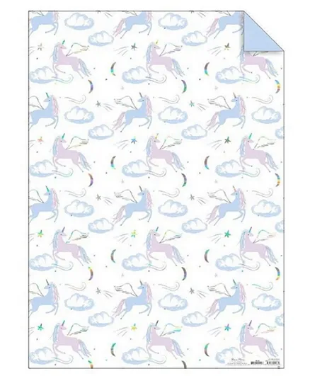 Meri Meri Pegasus Gift Wrap Sheets - White