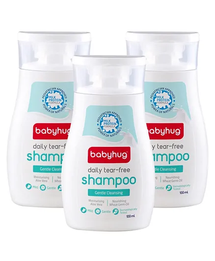 Babyhug Daily Tear Free Shampoo 100ml - Pack of 3