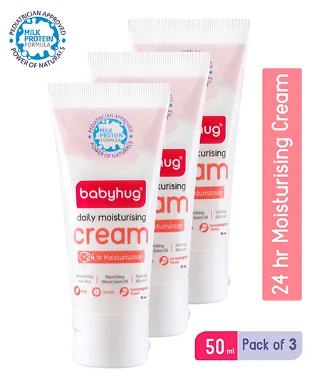 Babyhug Daily Moisturising cream - 50 ml (Pack of 3)