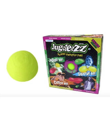 Juggleezz Neon Colours Series Flexible Ball - Neon Yellow