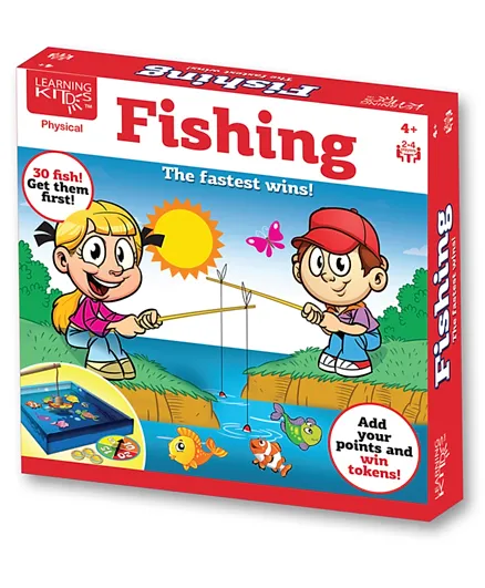 Learning KitDS Fishing Set with 30 Pieces Fish - Multicolor