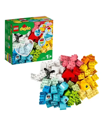 LEGO DUPLO Classic Heart Box First Bricks Set 10909 - 80 Pieces