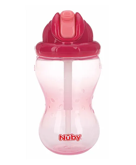 Nuby No-Spill Flip-It  cup Pink - 360ml