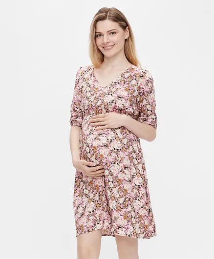 Mamalicious Maternity Dress - Peach