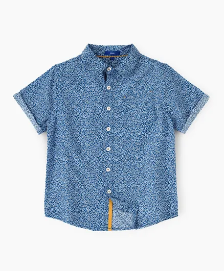 Jam All Over Printed Shirt - Blue