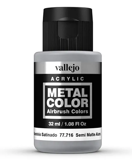 Vallejo Metal Color 77.716 Semi Mate Aluminium - 32mL