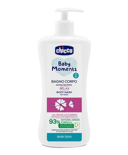 Chicco Relax Baby Moments Body Wash No Tears - 500mL