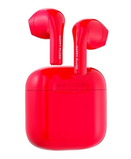 Happy Plugs Joy True Wireless Headphones - Red