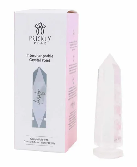 Prickly Pear Clear Quartz Individual Interchangeable Crystal Point - Clear