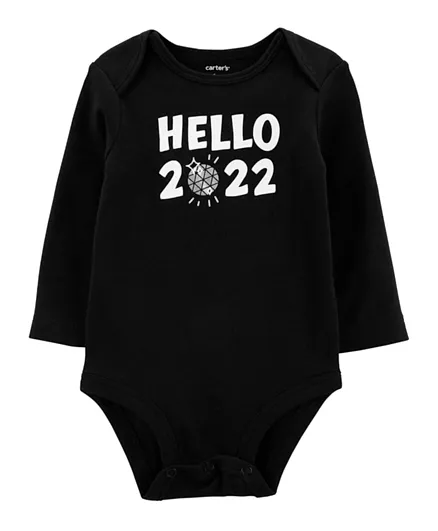 Carter's Hello 2022 Original Bodysuit - Black
