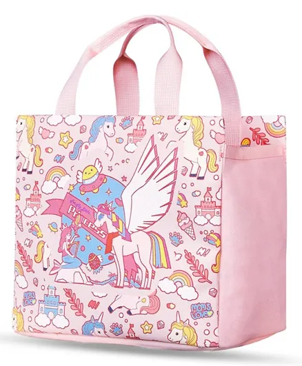 Nohoo Kids Hand Lunch Bag Unicorn - Pink