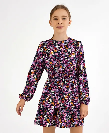 فستان فلورال من اونلي كيدز - متعدد الألوان