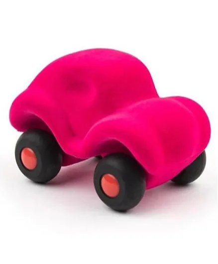 Rubbabu Soft Baby Educational Toy The Little Rubbabu Car - Pink