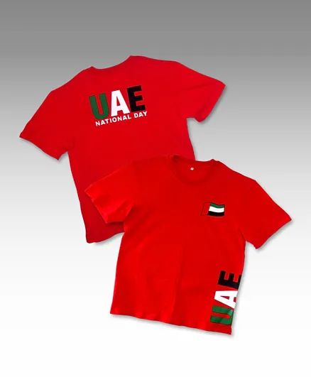 Party Magic 2 Pack UAE T-Shirt - Red