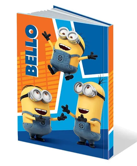 Universal Despicable Me Minions Arahard Cover Notebook - 100 Sheets