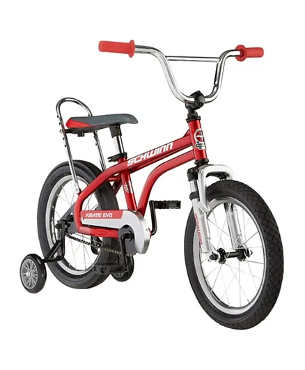 Schwinn Krate Evo Classic Cruiser Kids Bicycle Apple Red - 16 Inches