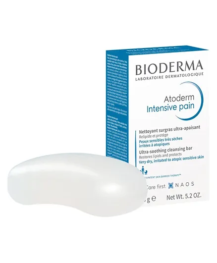 Bioderma Atoderm Intensive Pain Cleansing Bar Soap for Very Dry Skin - 150g
