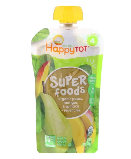 Happy Family Organic Stage 4 Super Foods - 120g