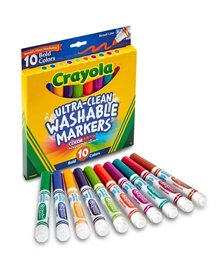 Crayola 10 Count Ultra Clean Washable Markers