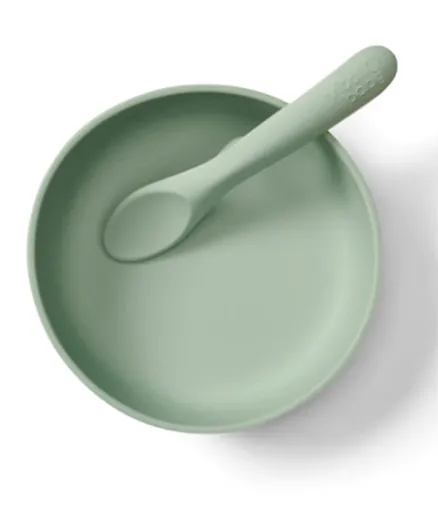 Vital Baby Nourish Silicone Suction Bowl Set - Crushed Mint