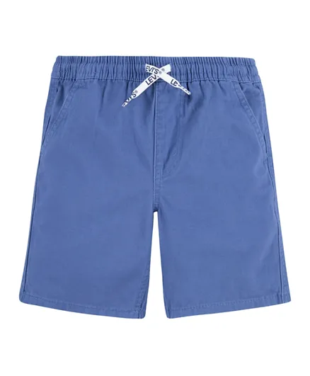 Levi's LVB Solid Cotton Shorts - Blue